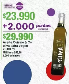 Cuisine & Co - Aceite Oliva Extra Virgen