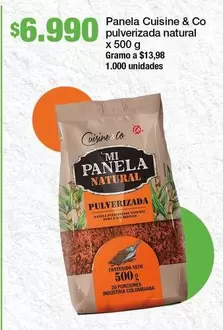 Cuisine & Co - Panela Pulverizada Natural