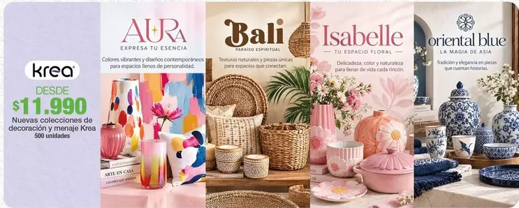 Krea - Nuevas Colecciones De Decoración Y Menaje