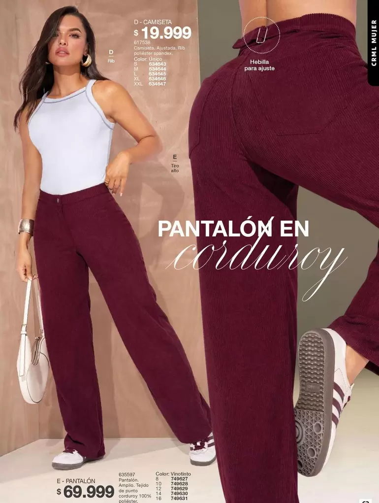 PANTALÓN EN CORDUROY