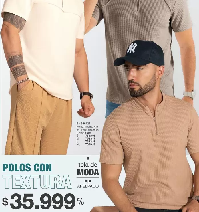 Textura - POLOS CON TEXTURA