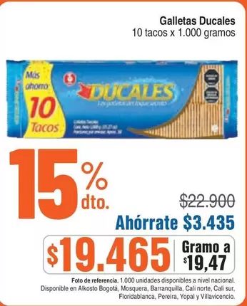 Ducales - Galletas