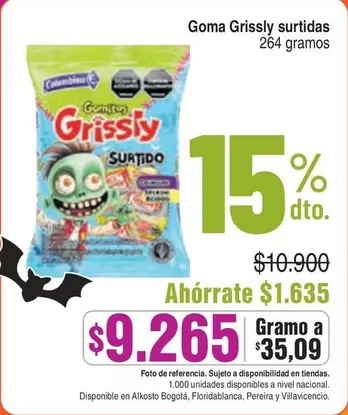 Colombina - Goma Grissly surtido