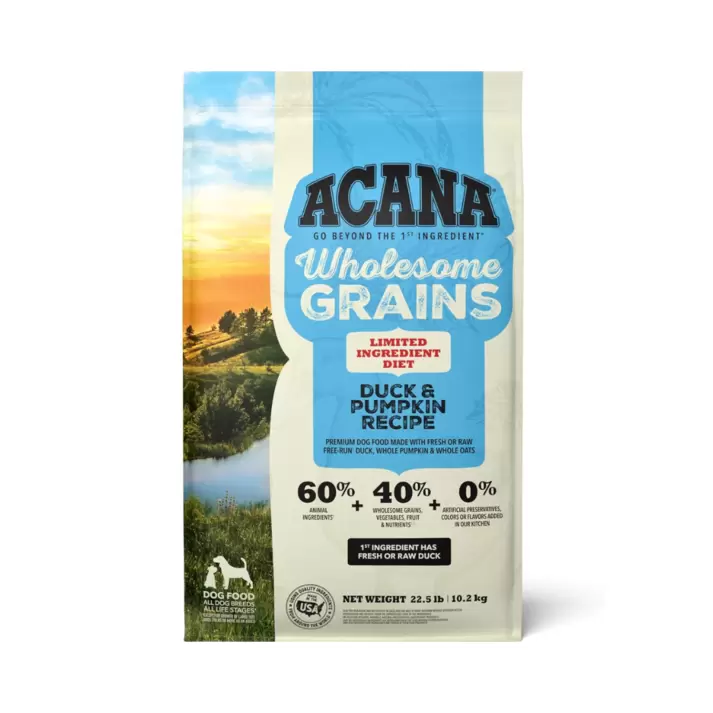 Acana Singles Wholesome Grains / Duck & Pumpkin Dry Dog Food