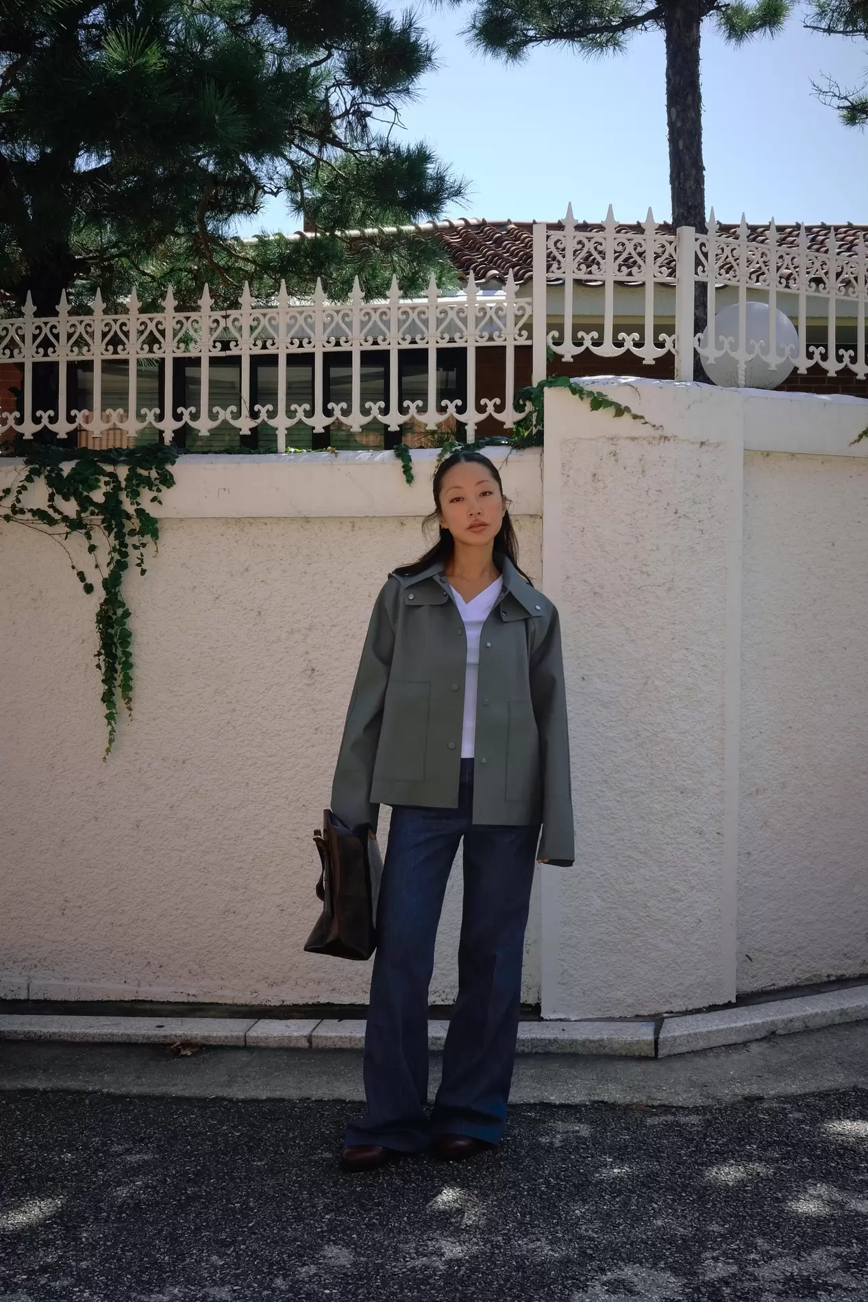 CHAQUETA ENGOMADA WATER RESISTANT ZW COLLECTION