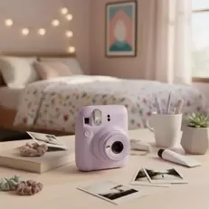 CÁMARA FUJIFILM INSTAX MINI 12 LILA CUERPO