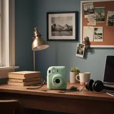 CÁMARA FUJIFILM INSTAX MINI 12 VERDE CUERPO