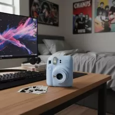 CÁMARA FUJIFILM INSTAX MINI 12 AZUL CUERPO