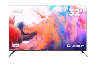 Televisor Kalley 32 Pulgadas Led | FHD | Google Tv |  Control Por Voz