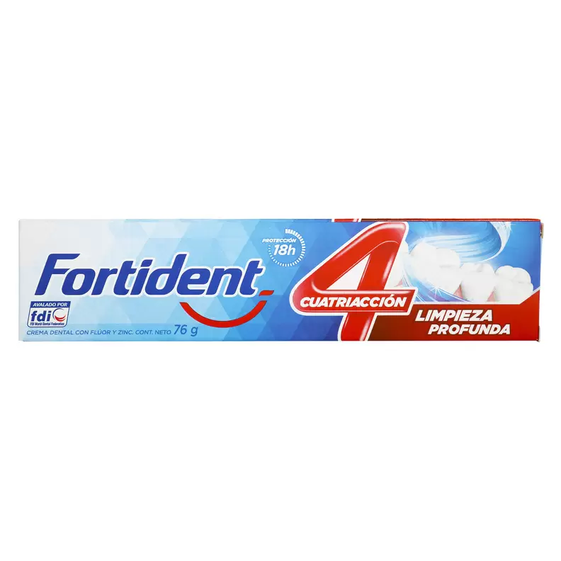 Crema Dental Fortident Limpieza Profunda 76 g