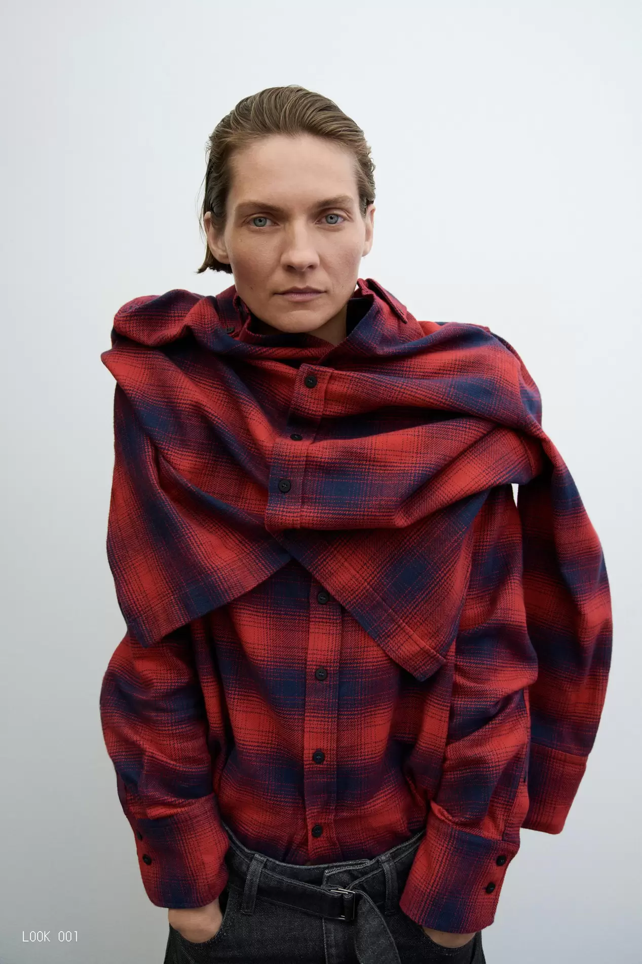 CAMISA FRANLEA CUADROS ZW COLLECTION