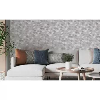 Piso Pared Hexágono Invierno Gris Caras Diferenciadas 23.2X26.8
