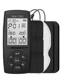 Electroestimulador Muscular Recargable Gimnasia Pasiva TENS-EMS-MASS 3 en 1