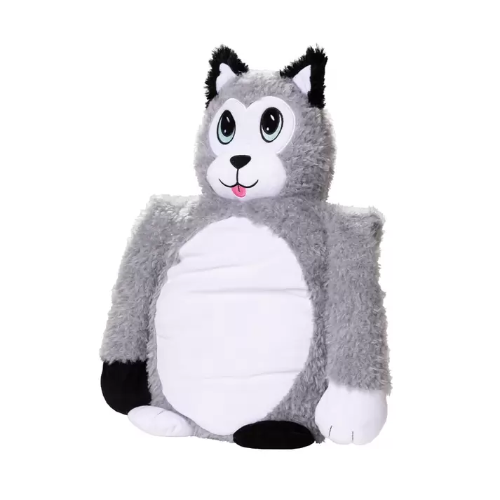 Peluche Que Abraza Little Big Hugs  grey husky