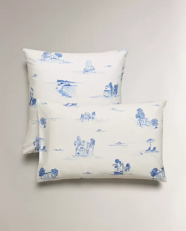 FUNDA ALMOHADA TOILE JOUY
