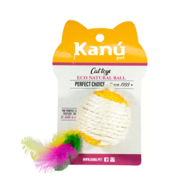 Kanu Pet Fiber BallCat Toy