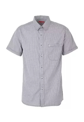 CAM0245-NEG Camisa Manga Corta Hombre