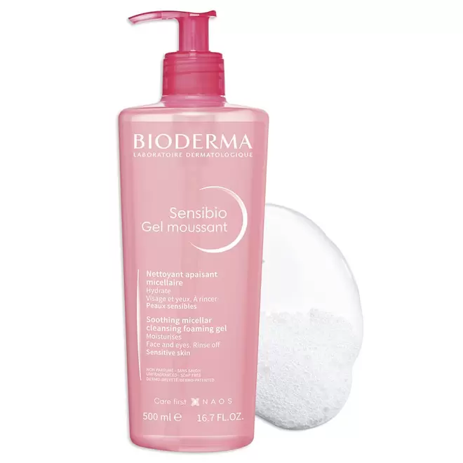 Gel Limpiador Para Piel Normal A Sensible Bioderma Sensibio Gel Moussant X 500ml
