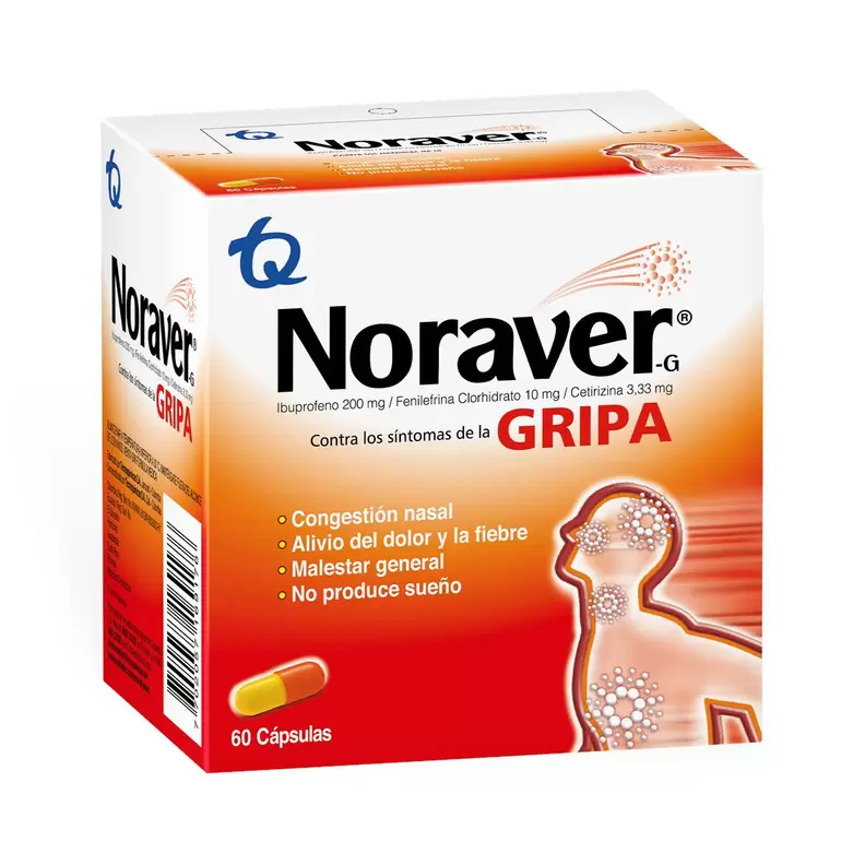 Noraver Gripa Cápsula Dura
