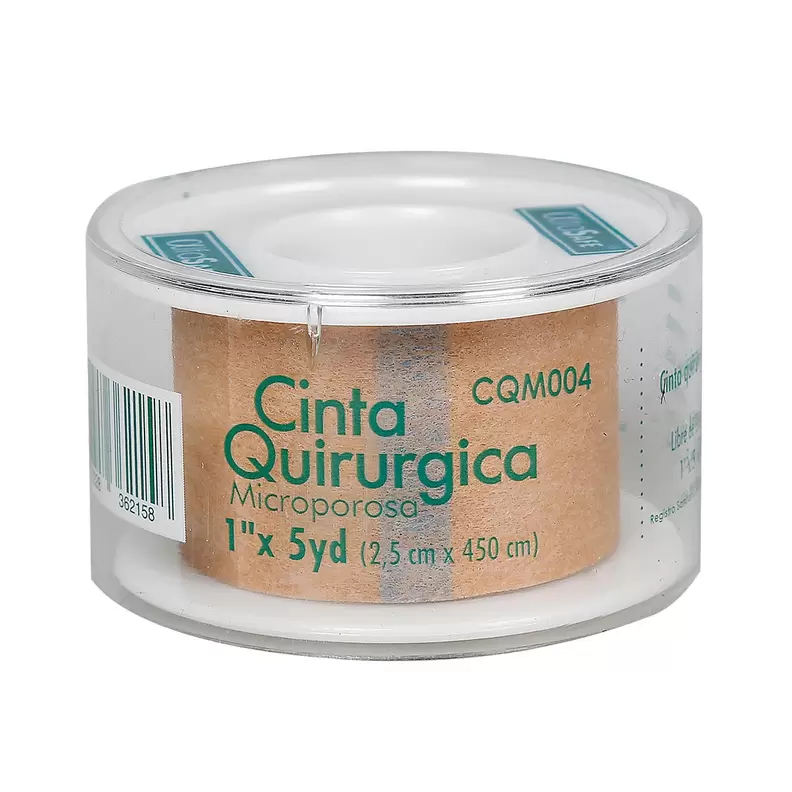 Cinta Microporosa Piel 1x5 Yardas
