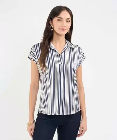 Blusa Satinada Estampada