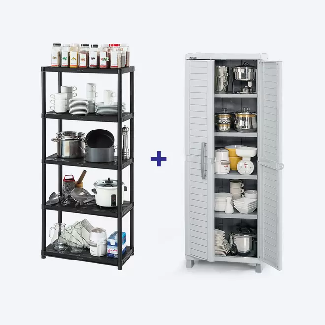 Combo Cocina Barú (Armario Grande + Estante 5N 15")