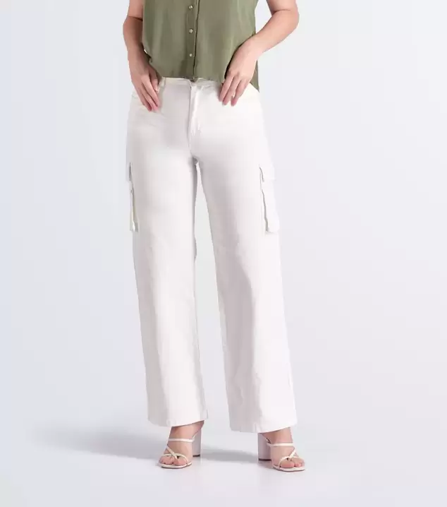 Pantalon Para Mujer Mariana Tipo Cargo Unicolor Derek