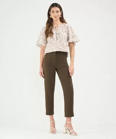 Pantalón Formal Tiro Alto