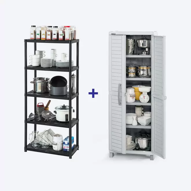 Combo Cocina Barú (Armario Grande + Estante 5N 18")