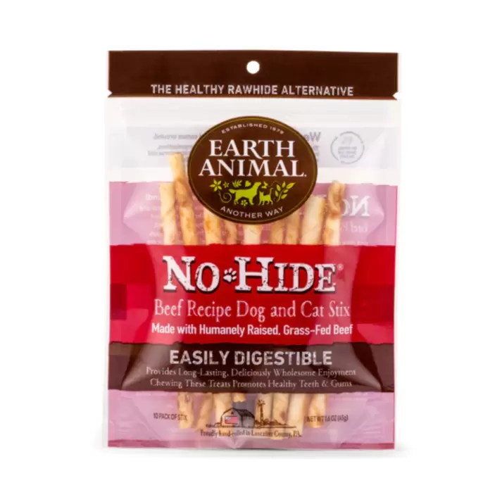 Earth Animal No Hide Beef Chew Stix Dog & Cat Treats