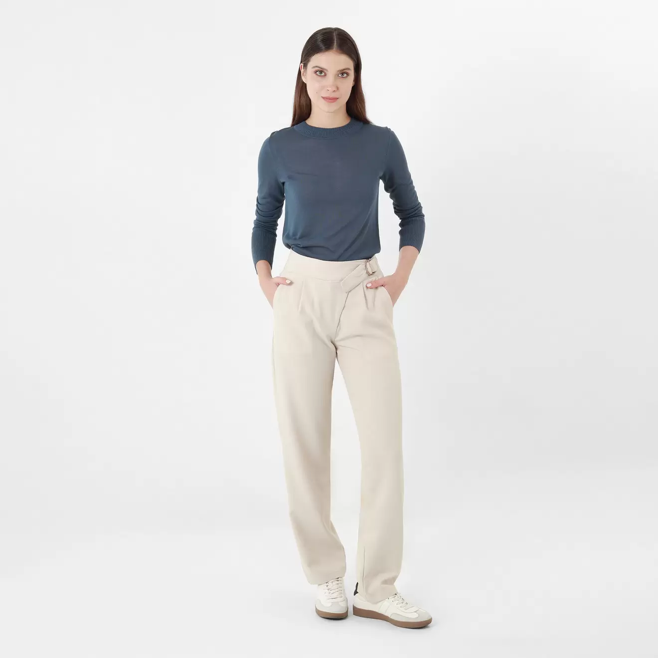 Pantalon Tiro Alto Bota Recta