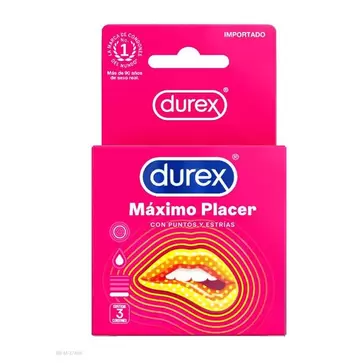Condón Durex Max Placer