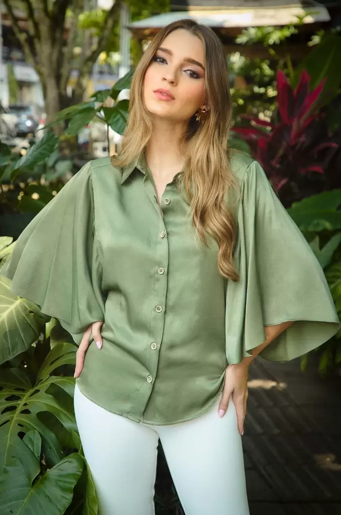 BLUSA MANGA SEGUIDA MANGA BOLERO