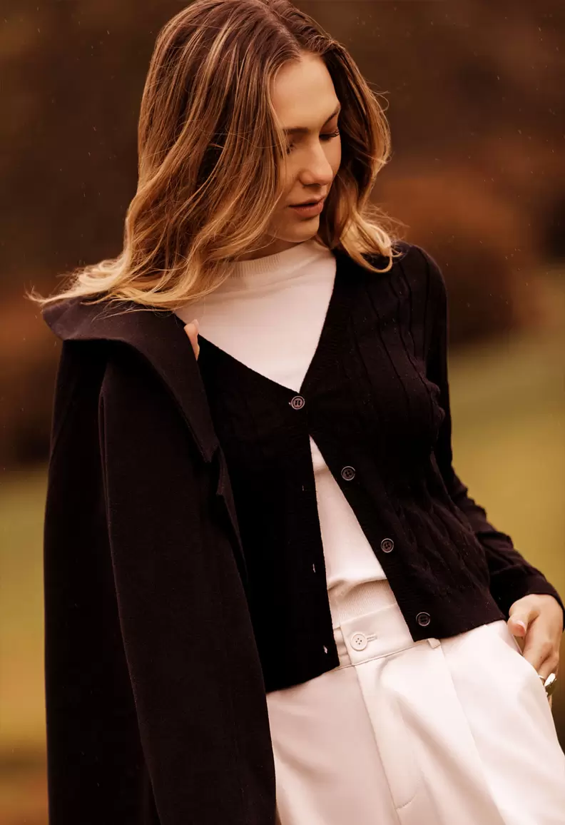 Cardigan basico para mujer