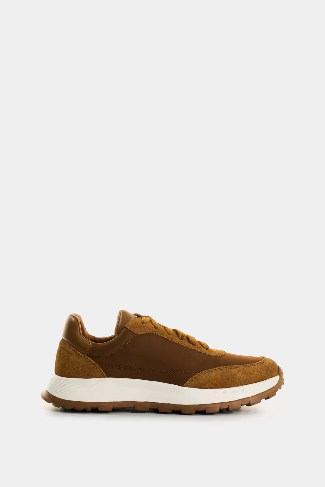 Tenis de lona y detalles en cuero para mujer Thorian