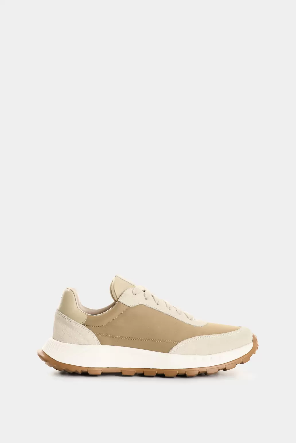 Tenis de lona y detalles en cuero para mujer Thorian