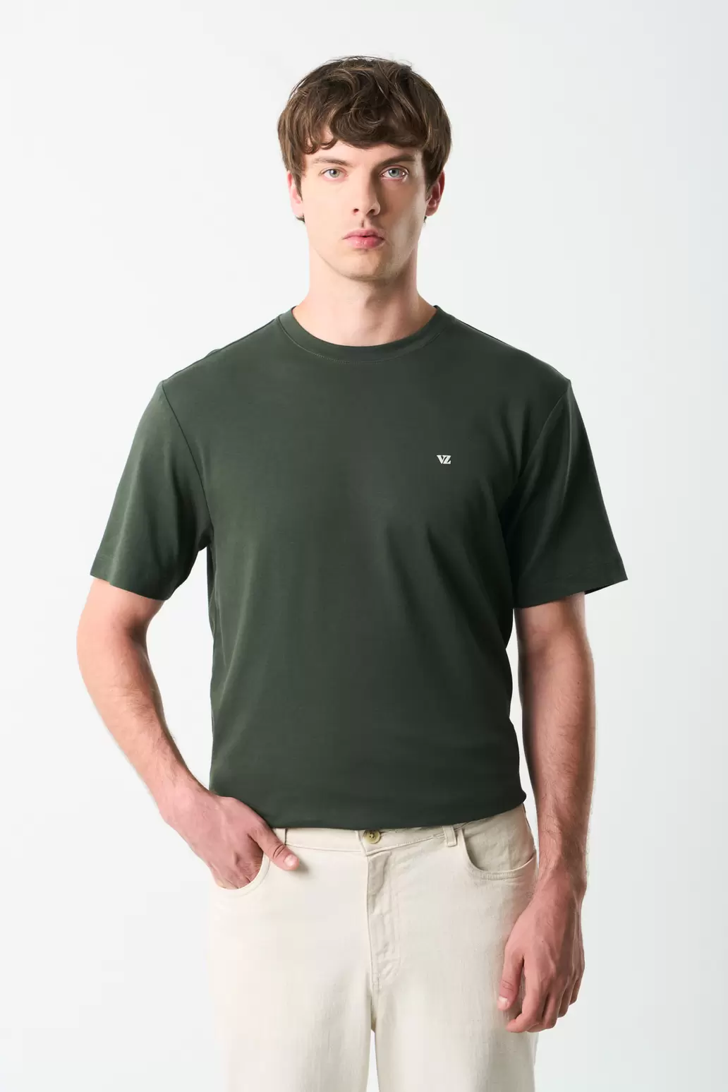 Camiseta manga corta Lerici para hombre semi fitted