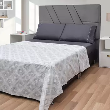 Sábanas 200 Hilos Estampadas – Brisa Gris