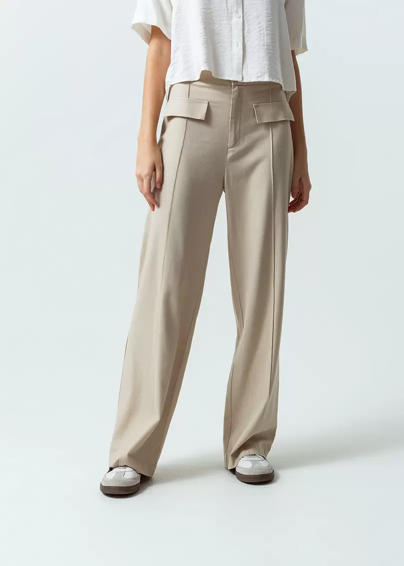 Pantalón Wide Leg de tiro alto