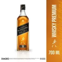 Whisky JOHNNIE WALKER. black label 12 Años (700  ml)