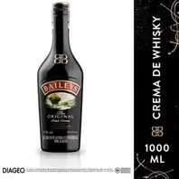 Crema de Whisky Irlandesa BAILEYS original (1000 ml)