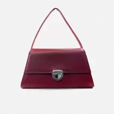 Bolso de mano mistral de cuero para mujer - Vino