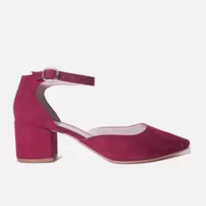 Tacones ersa de sintético para mujer - Vino