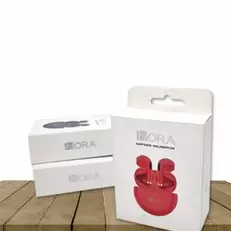 COMBO AUDÍFONOS 1HORA PAGA 2 AZULES LLEVA GRATIS 1 ROJO