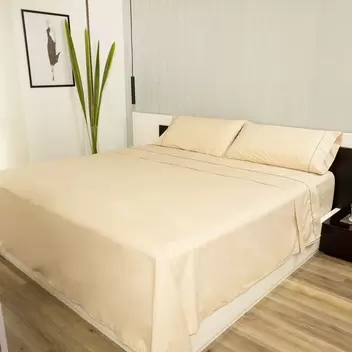 Sábana 200 Hilos Pluss - Color Camel