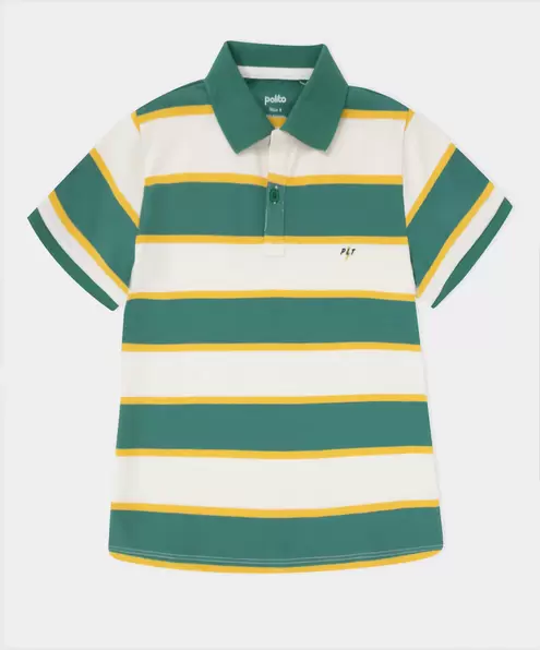 Camiseta Polo Manga Corta Para Niño
