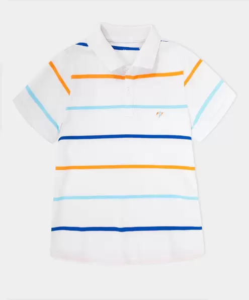 Camiseta Polo Manga Corta Para Niño