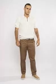 Polo tejido unicolor...