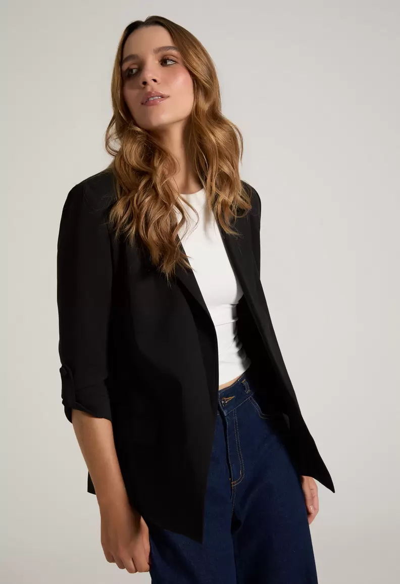 Blazer manga tres cuartos para mujer