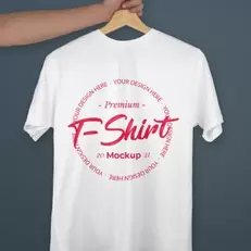 Camiseta Blanca Estampado Libre